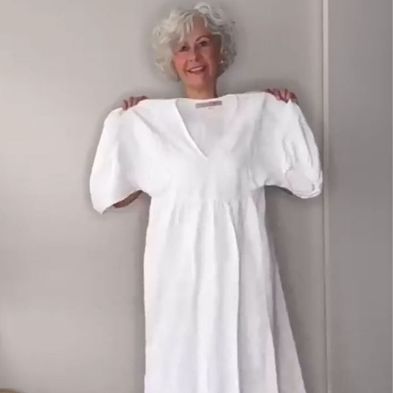 GRACE | Comfortable Chic V-Neck Dress