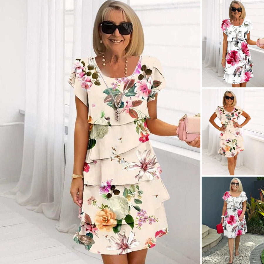 LYRA | Graceful Floral Elegance Dress
