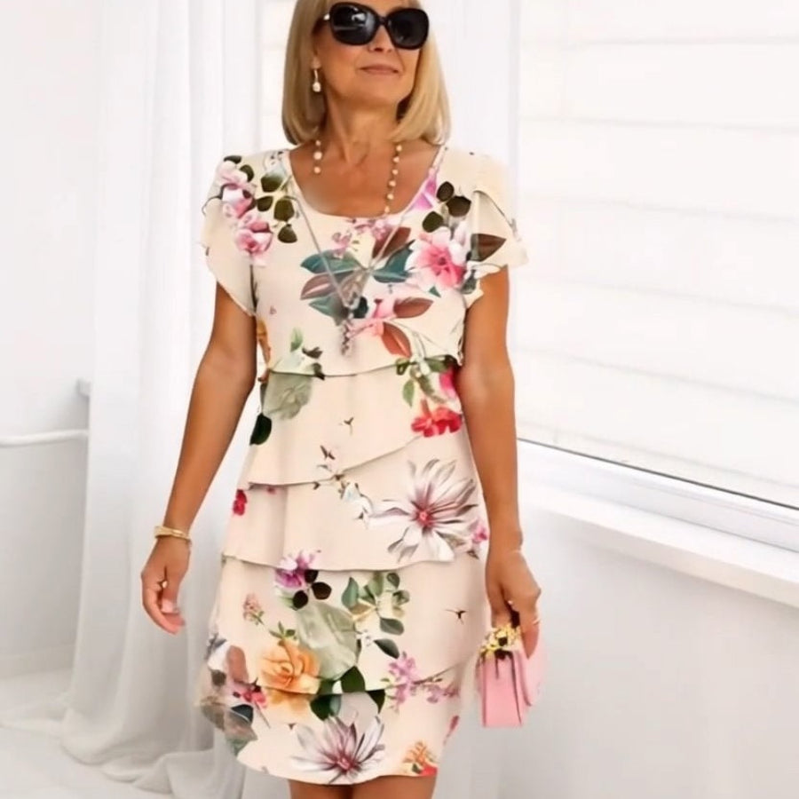 LYRA | Graceful Floral Elegance Dress