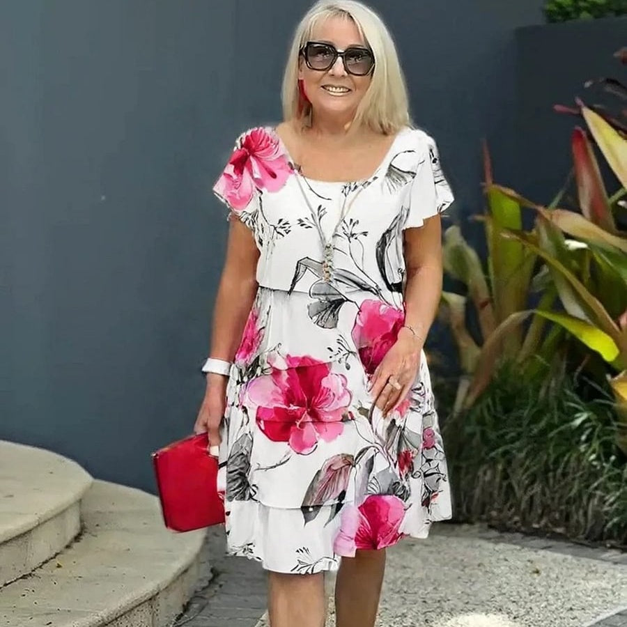 LYRA | Graceful Floral Elegance Dress