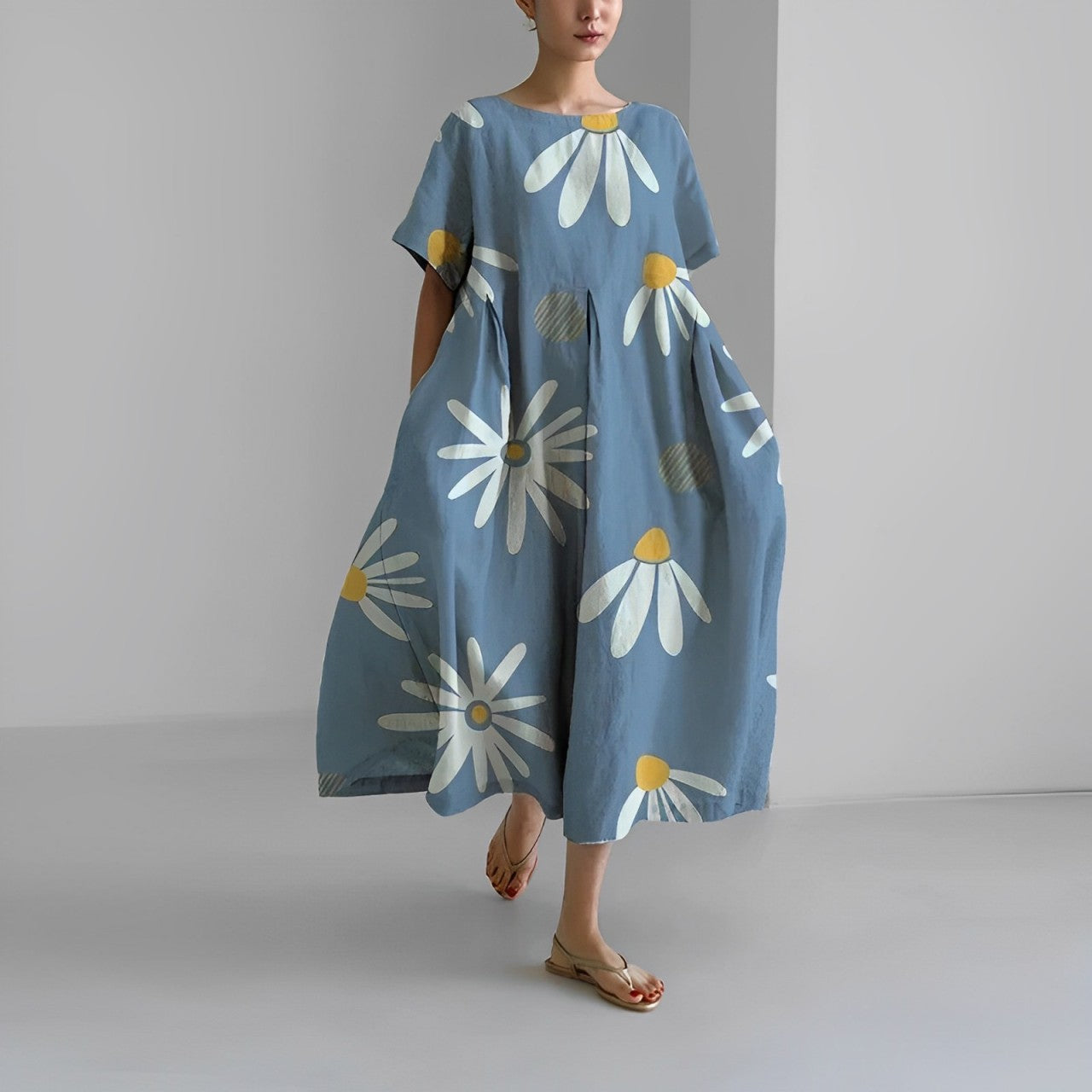 EDEN | Floral Dress Made from Soft Fabric