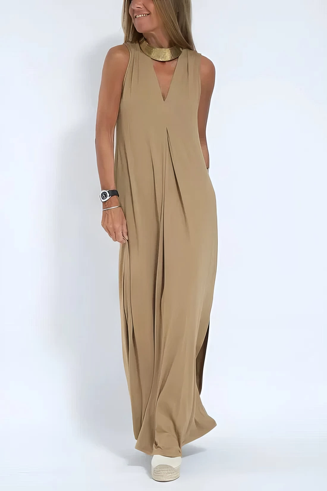 BEATRIZ | Elegant Long Dress with Optional Cardigan